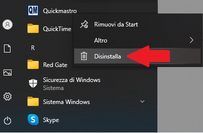 Guida Disinstallazione